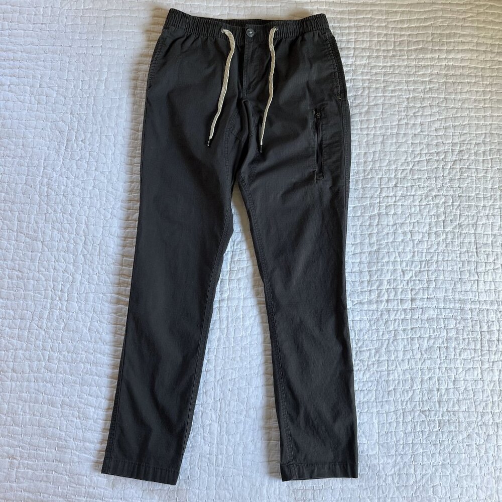Vuori Ripstop Pants - Charcoal - Men's Medium - Modern Travel Slim Fit